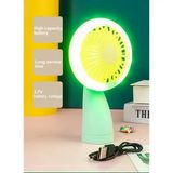 Hand fan with light Usb charging Color random only
