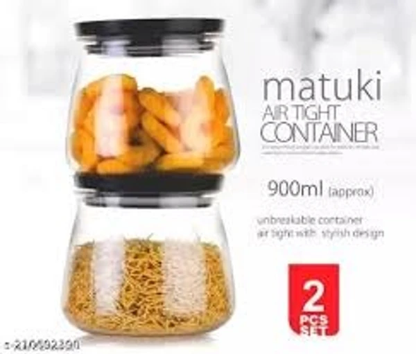 Very good quality matuki aur tight container pack of 2 900 ml