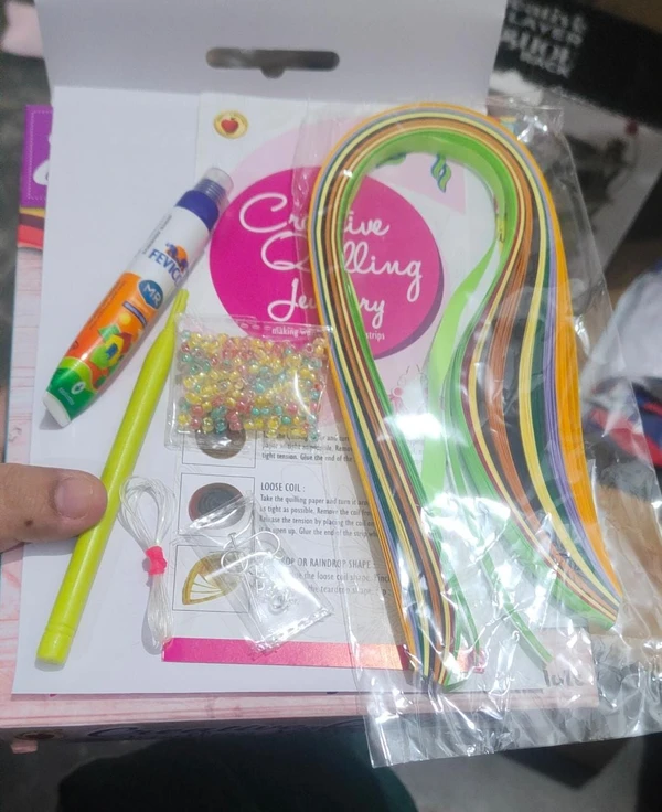 Homeoculture Basic jewelry making quilling kit  Best return gift for this summer vacations