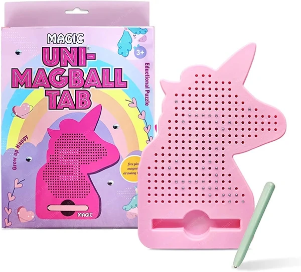 Homeoculture New arrival Uniball Unicorn magnetic slate cum tab Color random only