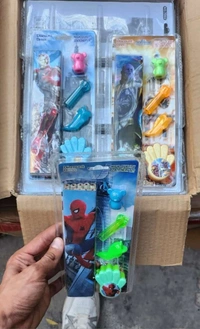 Homeoculture New budget superhero combo Contains 10 pencil 1 eraser topper 1 sharpener 1 writing supporter 1 pencil topper