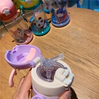 Homeoculture 580ml Water Bottle Shaker Cute Unicorn Plastic Water Cup Portable Bottle with Shoulder Strap*Color random only
