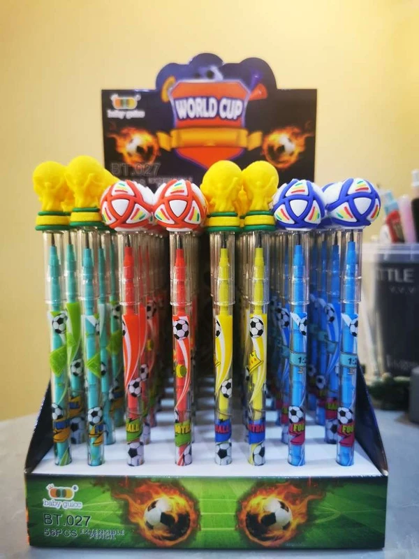 Homeoculture New football worldcup theme lead pencils pack of 12