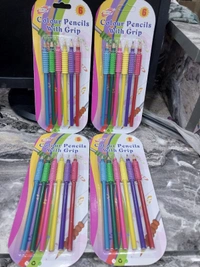 Homeoculture New color pencils set with grip pack of 6