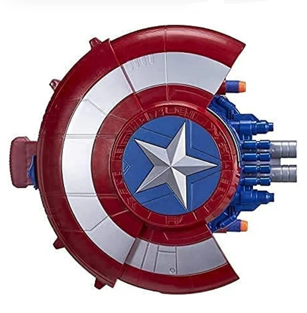 Captain America shield with bullets