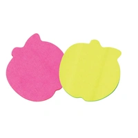 Homeoculture Transparent sticky notes White colored only square shape