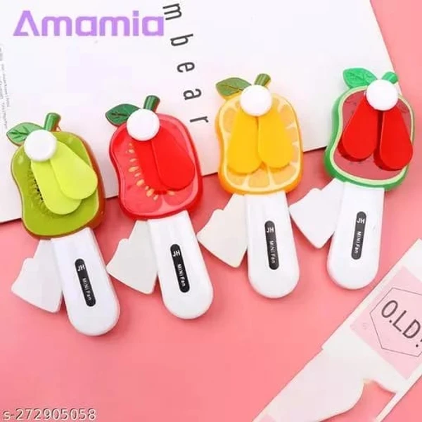 Kids manual fruit theme fans Color random only