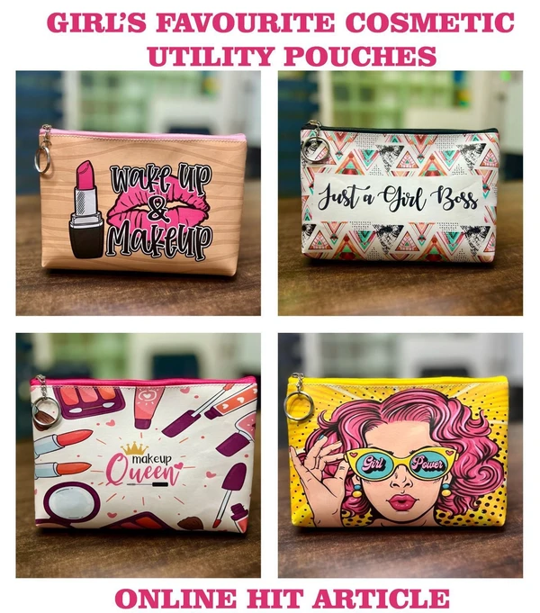 Homeoculture Quirky quotation pouches