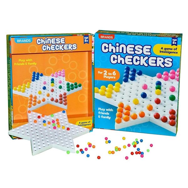 Multicolor Plastic Chinese Checkers Game Of Intelligence