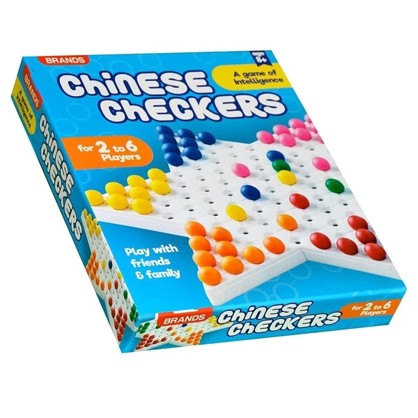 Multicolor Plastic Chinese Checkers Game Of Intelligence