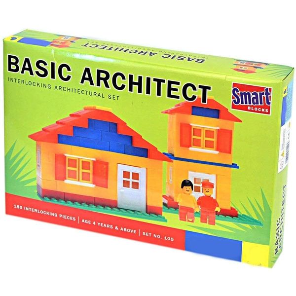 Basic Architect Blocks Game Toys For Kids., Interlocking Architectural Blocks Set For Kids