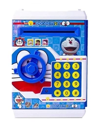 Homeoculture Money Safe ATM Kids Piggy Savings Bank with Electronic Lock Piggy Bank ATM with Password, Cartoon Piggy Bank for Kids, Children (Multicolor)