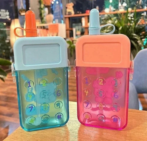 Mobile sipper bottle for kidsColor random only