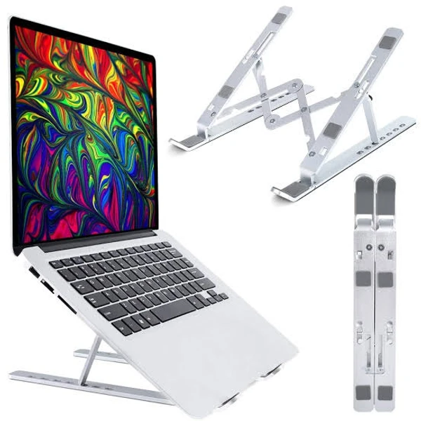 Metal laptop stand foldable