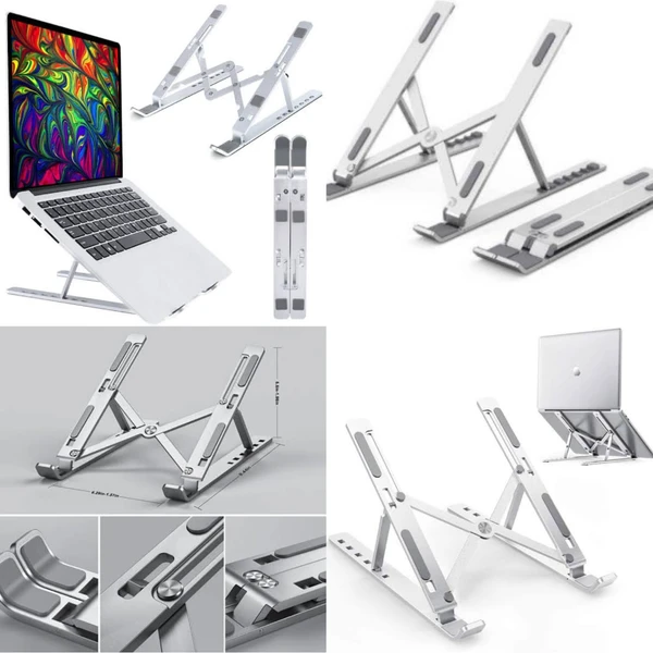 Metal laptop stand foldable