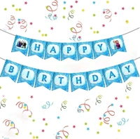 Homeoculture New happy birthday banner in paper 3 themes available Frozen Superhero Animal