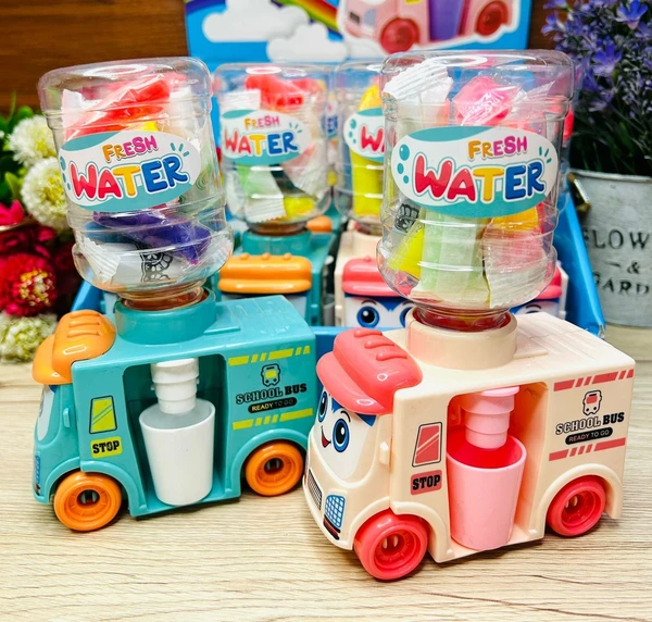 Homeoculture Cute Toy Truck Water Dispenser with Clay Random color