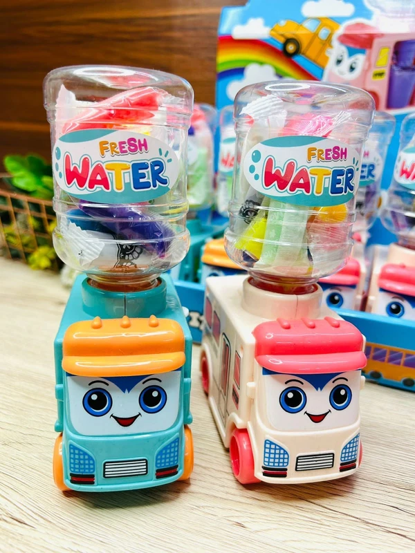 Homeoculture Cute Toy Truck Water Dispenser with Clay Random color