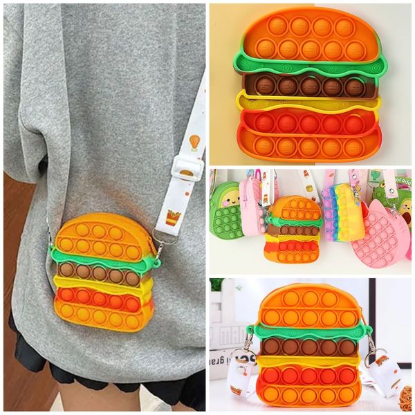 New burger design popit sling bag