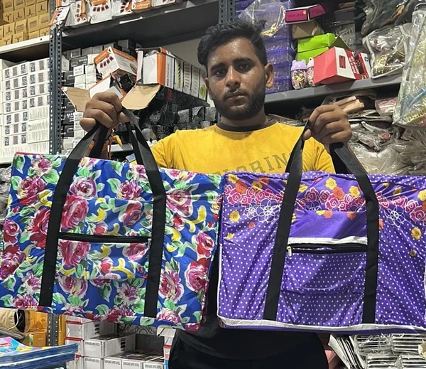 New foldable luggage bag now in printed pattern