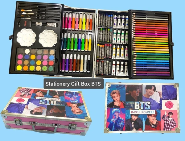 145 pc coloring suitcase sets