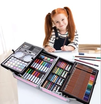 145 pc coloring suitcase sets