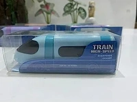Two-in-One Fun: Train Bus Sharpener Plus Eraser for Kids  (Multicolor)