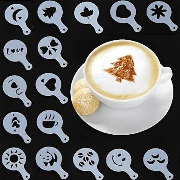 Coffee stencil pack of 16 - 