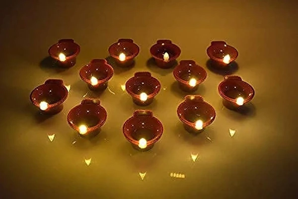 Restocked at reduced prices Water sensor Diya pack of 12 diyas