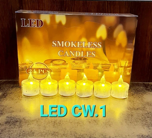 Homeoculture Crystal look melted wax effect led candles 12 pcs