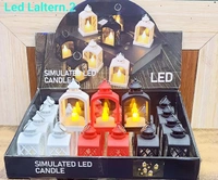 Diwali mini lanterns 3 colors available Red, black and white 4 inches 3 pcs
