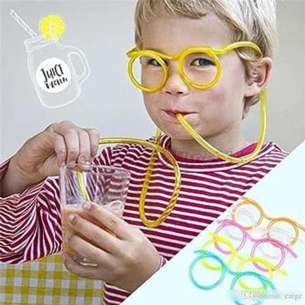 Homeoculture Crazy glasses with straw