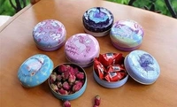 Homeoculture Round tin boxes premium quality 3 characters available Unicorn Mermaid Panda