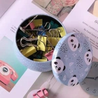 Homeoculture Round tin boxes premium quality 3 characters available Unicorn Mermaid Panda