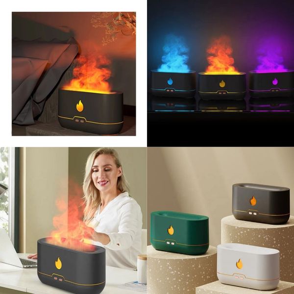 Flame Aroma Oil Diffuser (Humidifier)