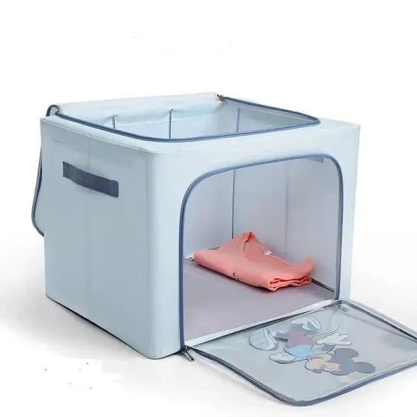 Homeoculture cute kids 66 ltrs storage organiser now with cartoon print Color design random only