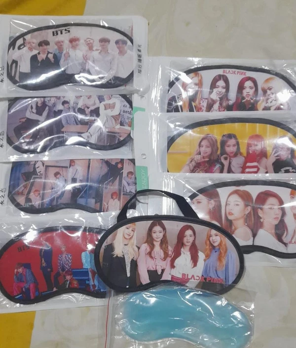 Homeoculture BTS and black pink lovers Eye mask with gel