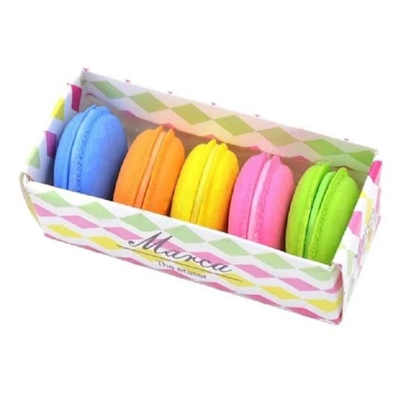 Homeoculture Macaroon erasers pack of 5