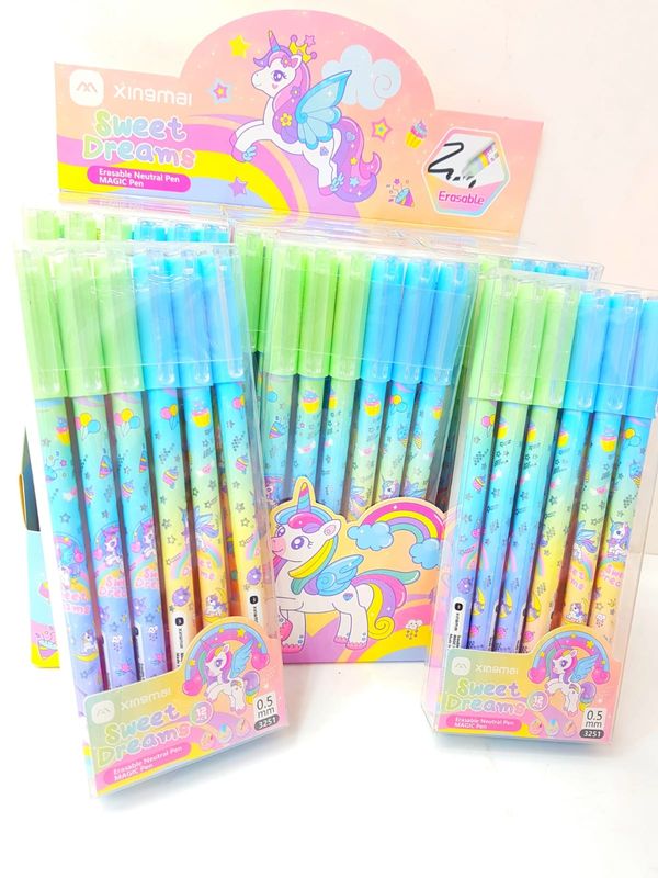 Erasable ink pens new theme added Pack of 12 pens