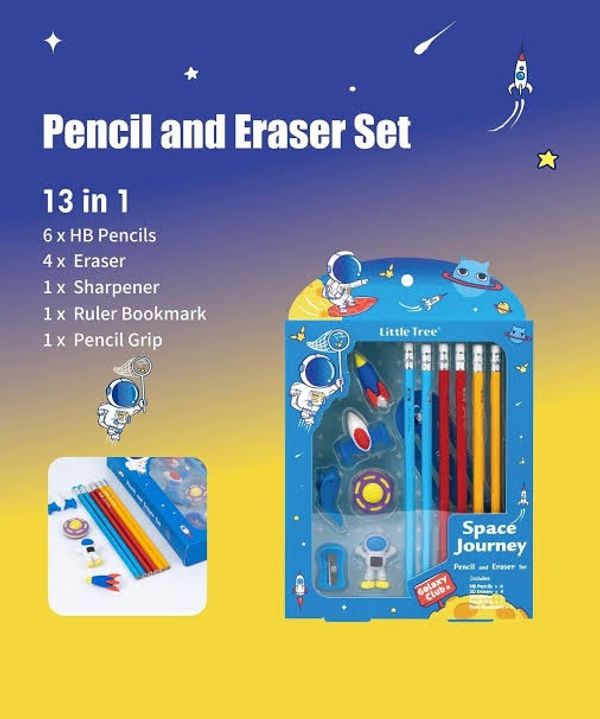 New 13 in 1 space stationery set