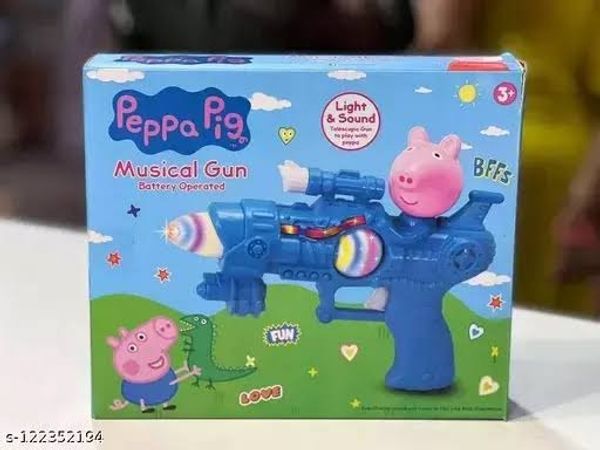 Peppa musical gun with light