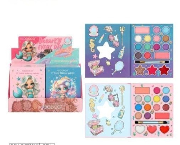 New mermaid theme makeup kit Color random only