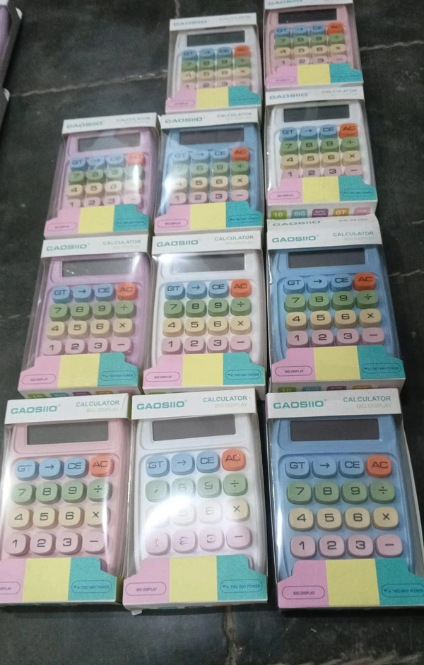 Pastel calculator Medium size