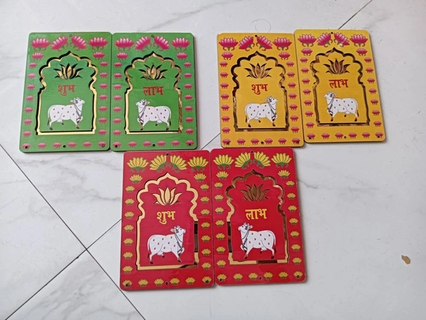 Wooden Jharokha Wall Hanging Set. Available in 3 colors - Green
