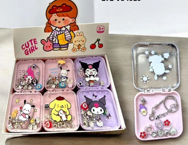 Diy metal beads bracelet kit