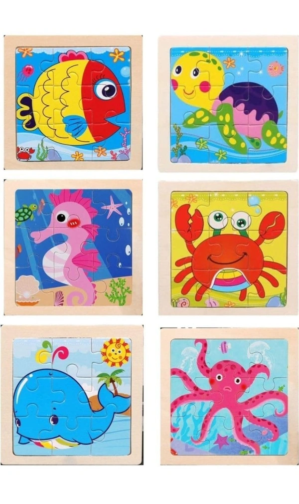 New mini wooden puzzles 4.25 inches