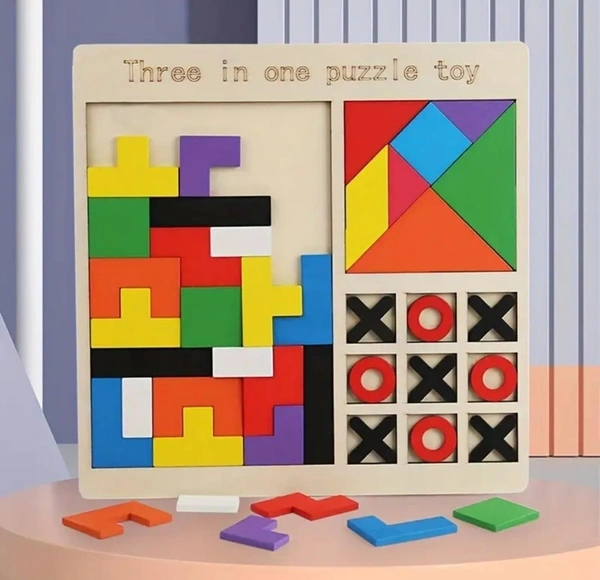 Now enjoy tictac toe, tangram and tetris game