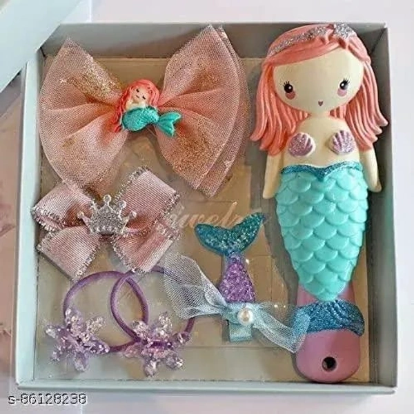 Hair accessories combo in mermaid theme Box packing