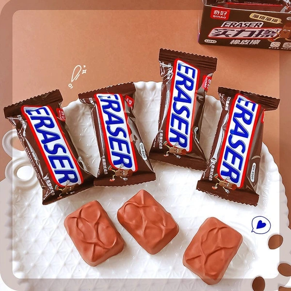 New snickers chocolate eraser