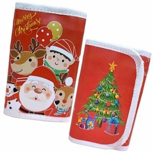 Christmas theme foldable kids wallet